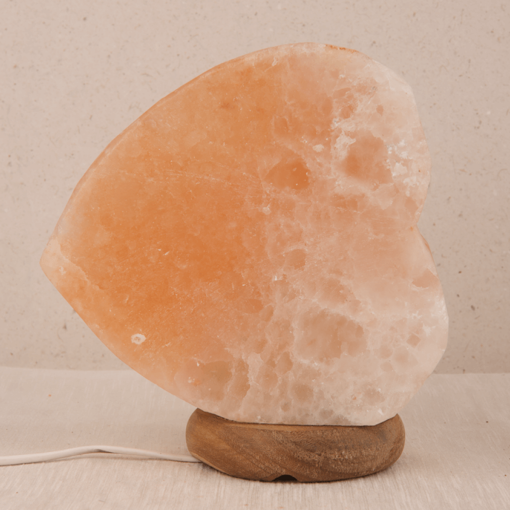 Himalayan Pink Salt Lamp - Heart Shape