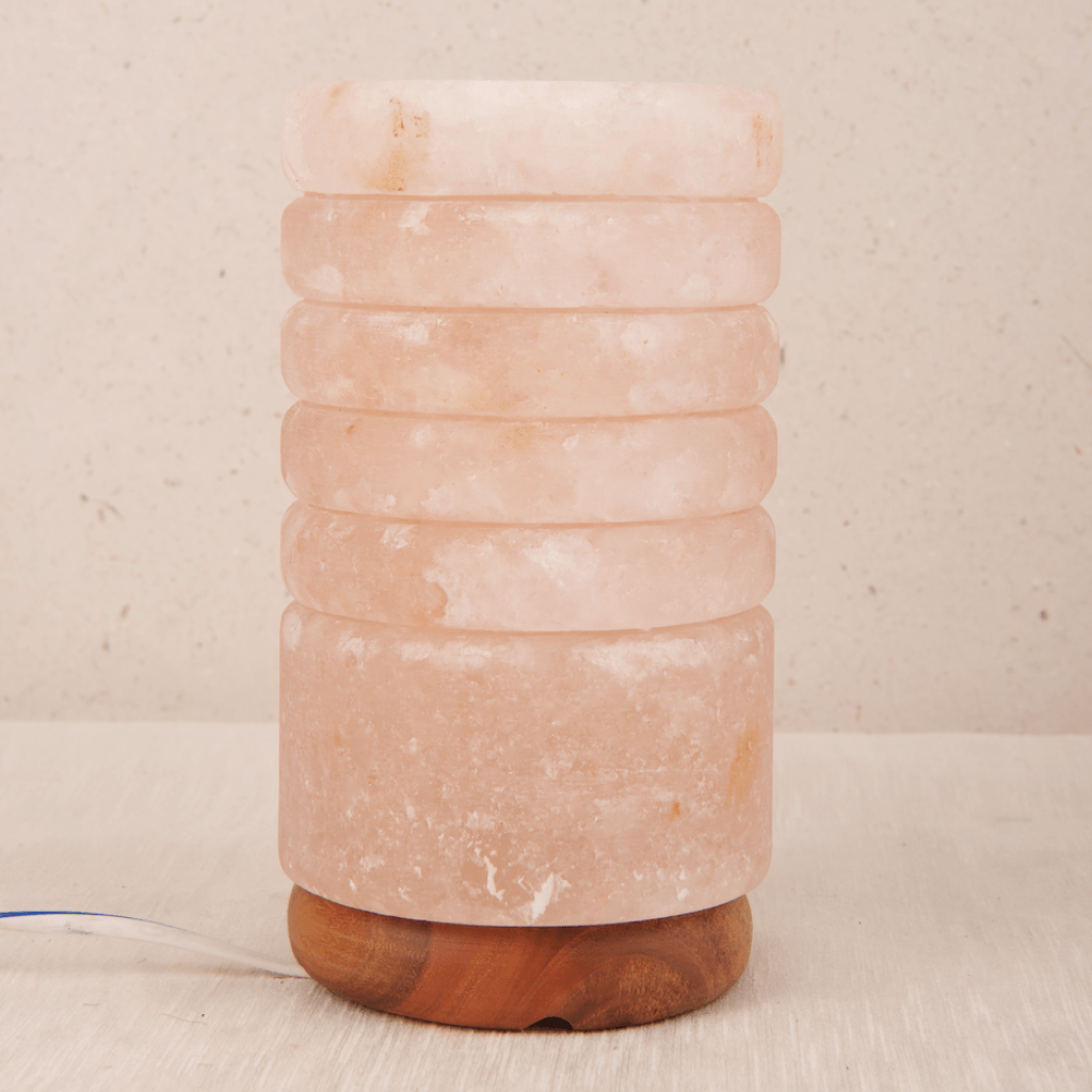 Himalayan Pink Salt Lamp - Cylinder Ring