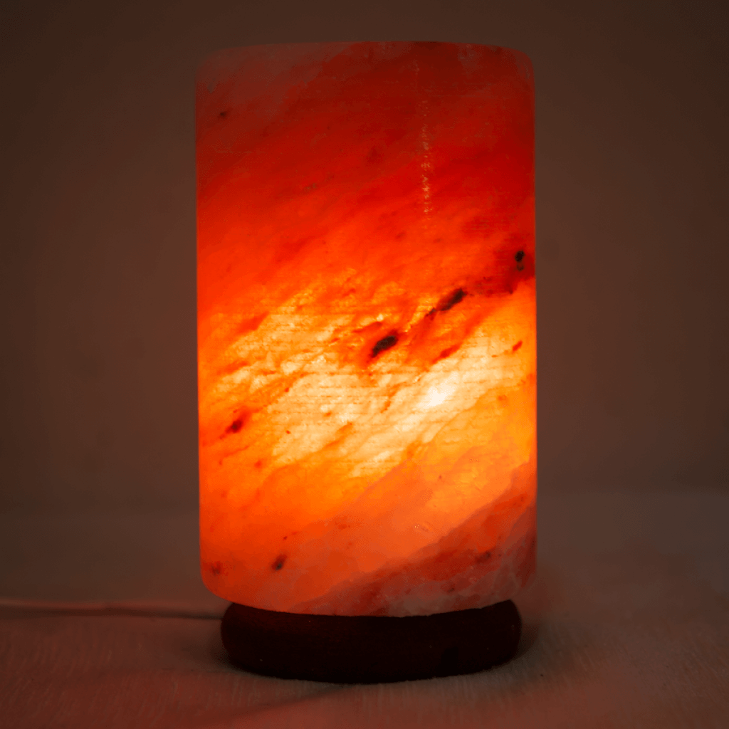 Himalayan Pink Salt Lamp - Cylinder
